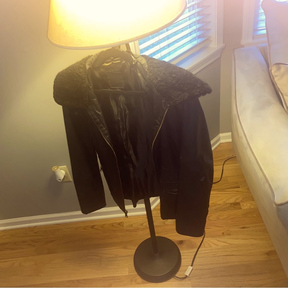 Banana Republic leather jacket women’s
